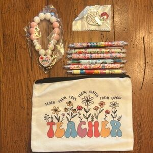 Colorful Teacher Kids Accessory Set
